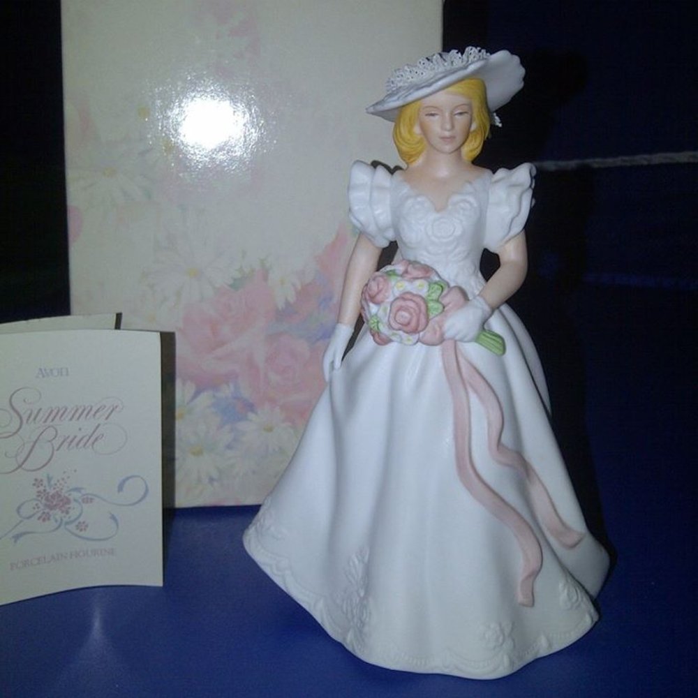 Porcelain Summer Bride Figurine, New In Box!